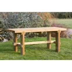 Zest 4 Leisure Rebecca Wooden Table & 2 Bench Set -Planters Kit Sales 30165813 2