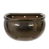 Woodlodge 26cm Bronze Glazed Blossom Wall Pot -Planters Kit Sales 30190415