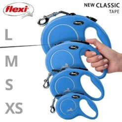 Flexi 8m Large Blue New Classic Tape Retractable Dog Lead -Planters Kit Sales 4000498023013 4