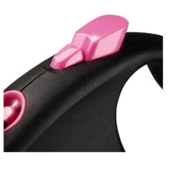 Flexi 5m Large Black Design Wth Pink Tape Retractable Dog Lead -Planters Kit Sales 4000498034118 2