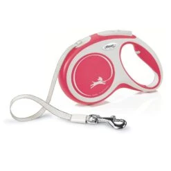 Flexi 5m Medium Red New Comfort Tape Retractable Dog Lead