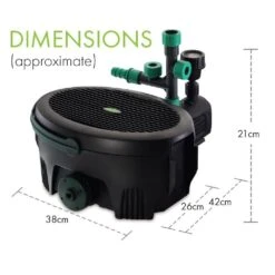 Blagdon Inpond Waterfall 6 In 1 9000 Pond Pump & Filter - Large Pond -Planters Kit Sales 5015368054348 3