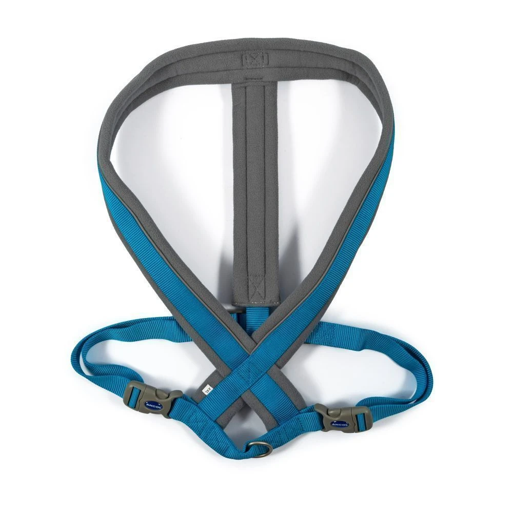 Ancol Viva X-Large Blue Padded Dog Harness 4 Ancol Viva X-Large Blue Padded Dog Harness - Image 2