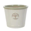Woodlodge 40cm Cream/Green Glazed Heritage Edwitt Pot -Planters Kit Sales 5021346501131