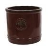 Woodlodge 30cm Glazed Red Heritage Cylinder Pot -Planters Kit Sales 5021346501629