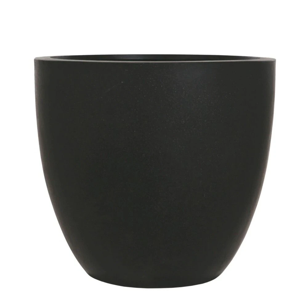 Woodlodge 52cm Black Polylite Egg Planter 3 Woodlodge 52cm Black Polylite Egg Planter