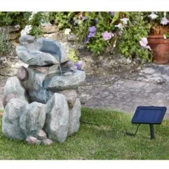 Smart Solar 51cm Rock Fall Solar Water Feature -Planters Kit Sales 5050642007931 3