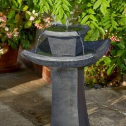 Smart Solar 72cm Pagoda Water Solar Feature -Planters Kit Sales 5050642019873 4
