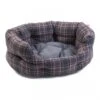 Zoon Oval Plaid Dog Bed - Small -Planters Kit Sales 5050642042697