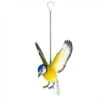 La Hacienda Hanging Metal Blue Tit In Flight 1 La Hacienda Hanging Metal Blue Tit In Flight -Planters Kit Sales 5055025558611