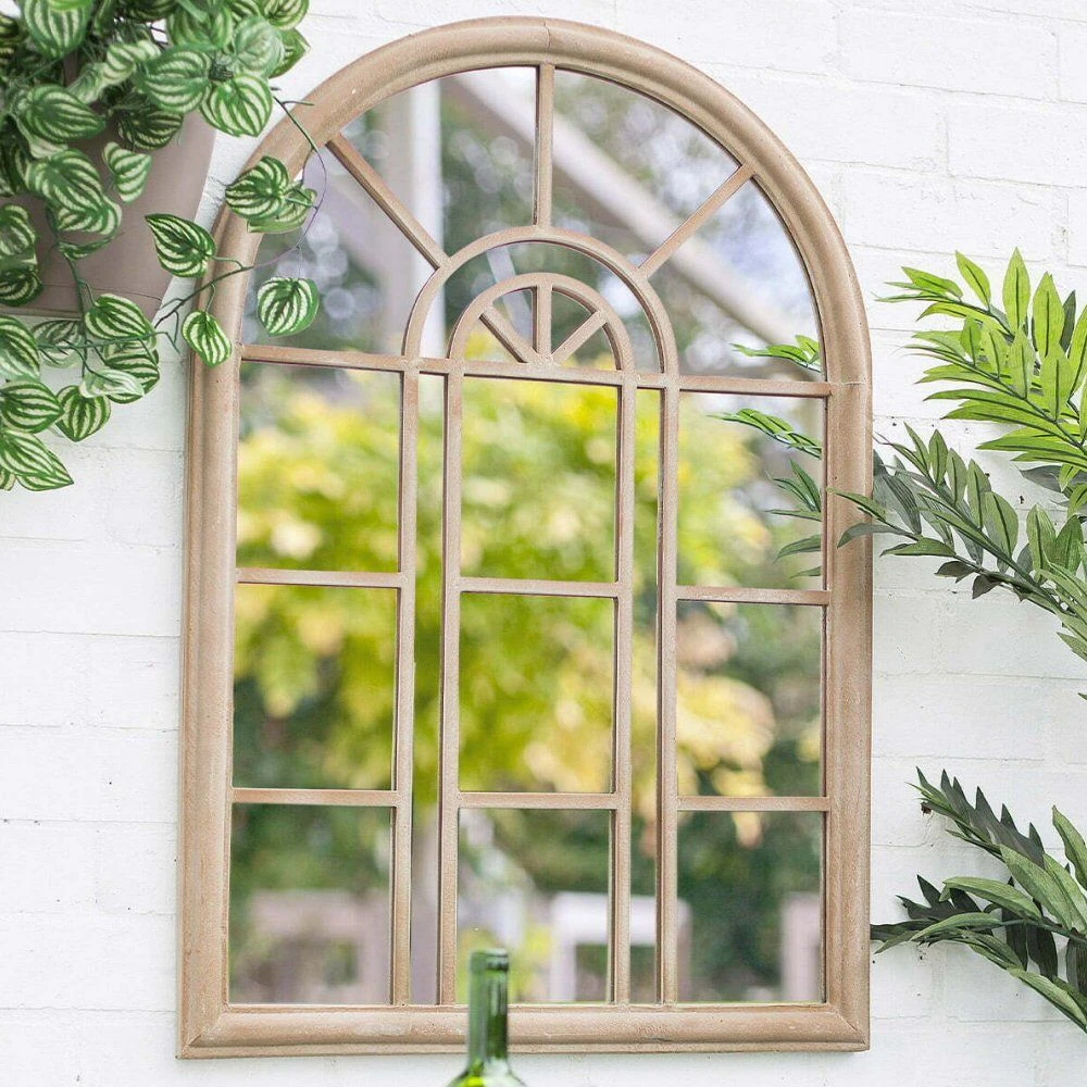 La Hacienda 97cm Rounded Arch Outdoor/Indoor Mirror 4 La Hacienda 97cm Rounded Arch Outdoor/Indoor Mirror - Image 2