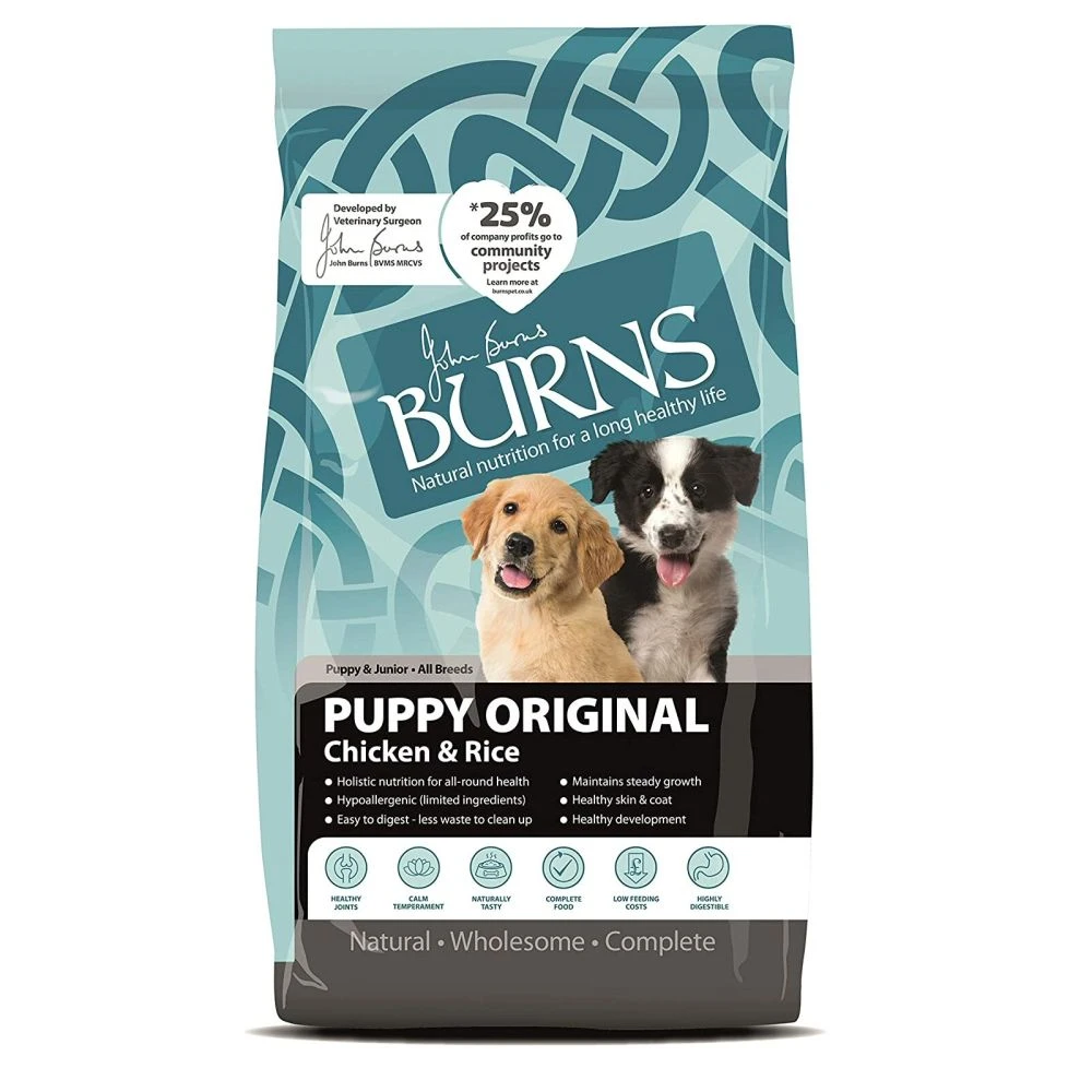 Burns 6kg Original Chicken & Rice Puppy Dog Food 3 Burns 6kg Original Chicken & Rice Puppy Dog Food
