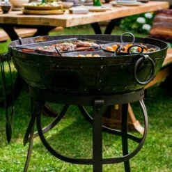 Kadai 60cm Recycled Firebowl With High & Low Stands -Planters Kit Sales 5060345972924 3