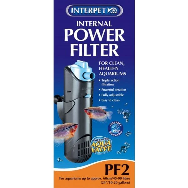 Interpet Internal Aquarium Power Filter PF2 3 Interpet Internal Aquarium Power Filter PF2