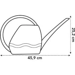 Elho 3.5 Litre Anthracite Aquarius Watering Can -Planters Kit Sales 8711904303723 3