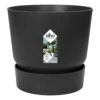 Elho 30cm Living Black Greenville Round Planter -Planters Kit Sales 8711904332358 310ae967 aeb1 4e5c beea 7e8bae300a93