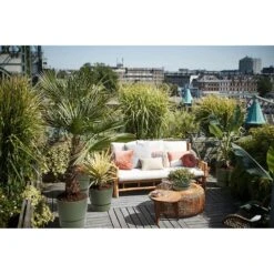 Elho 25cm Leaf Green Greenville Round Planter -Planters Kit Sales 8711904332433 5