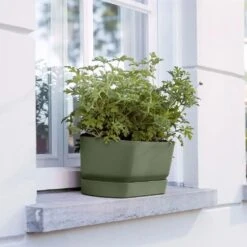 Elho 70cm Living Concrete Greenville Trough Long -Planters Kit Sales 8711904357764 6