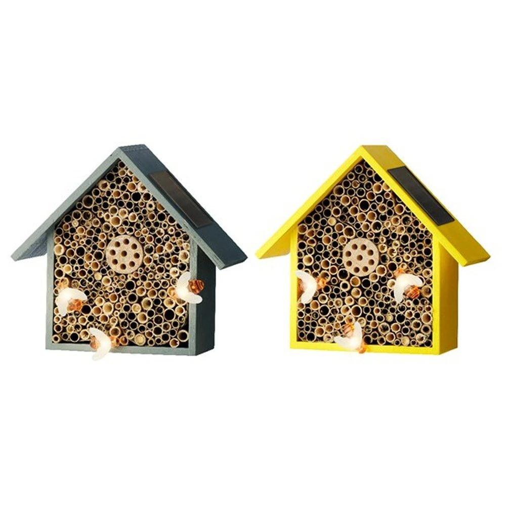 Decoris Wooden Insect House With LEDs (Choice Of 2) 3 Decoris Wooden Insect House With LEDs (Choice Of 2)