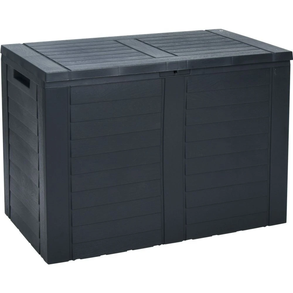 Koopman 75cm Anthracite Cushion Storage Box 3 Koopman 75cm Anthracite Cushion Storage Box