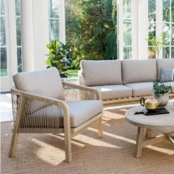 Kettler Cora Rope Lounge Wooden Armchair (Pair) -Planters Kit Sales 9333190256874 3